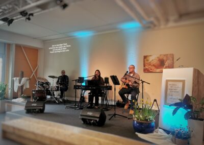 Band im Gottesdienst